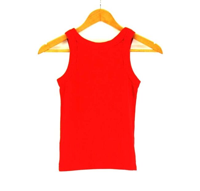 Back of Red Nike Womens Top