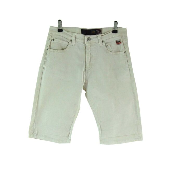 Roy Rogers White Denim Shorts