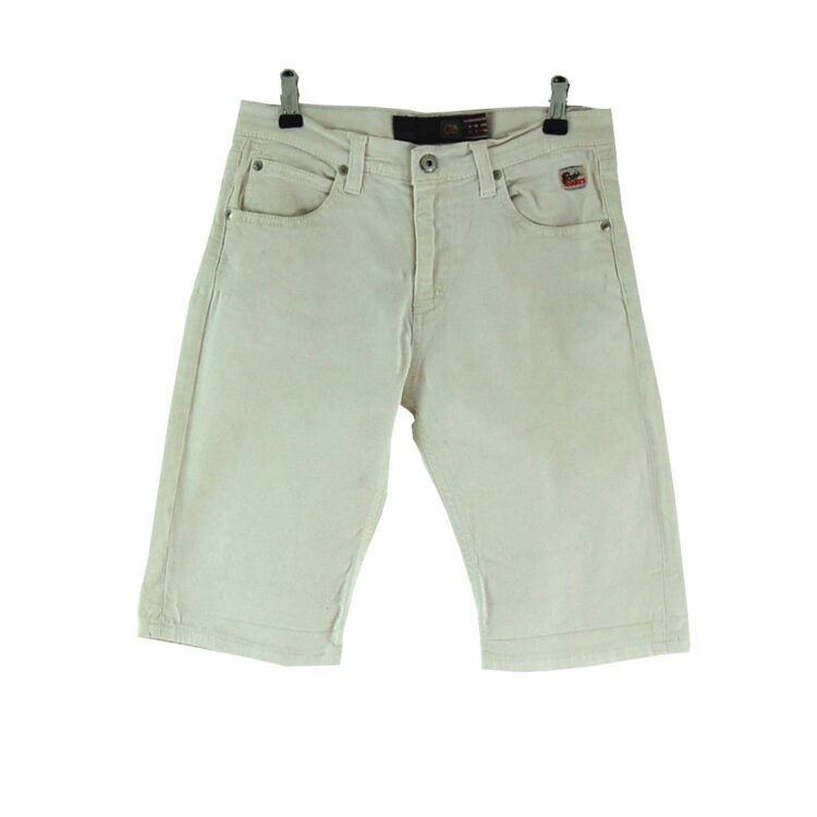 Roy Rogers White Denim Shorts