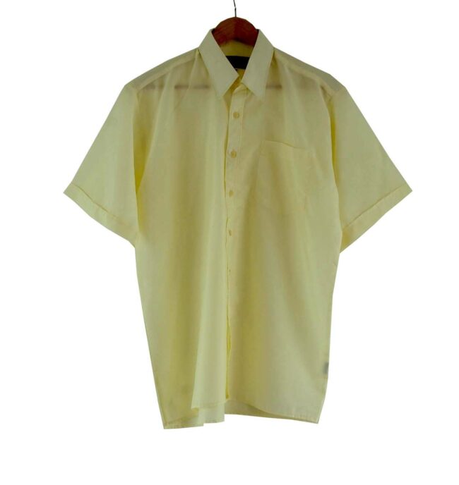 70s Cream Short Sleeve Shirt