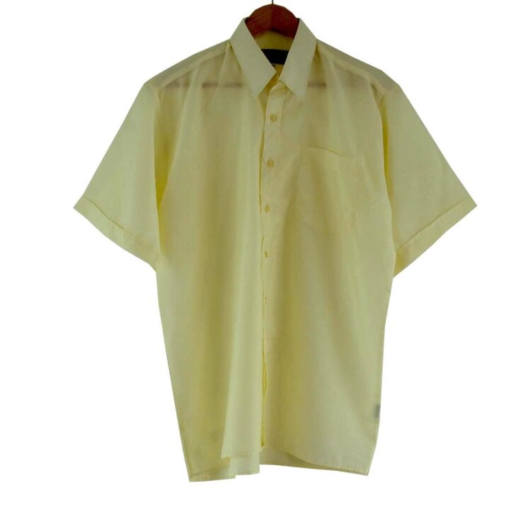 70s Cream Short Sleeve Shirt