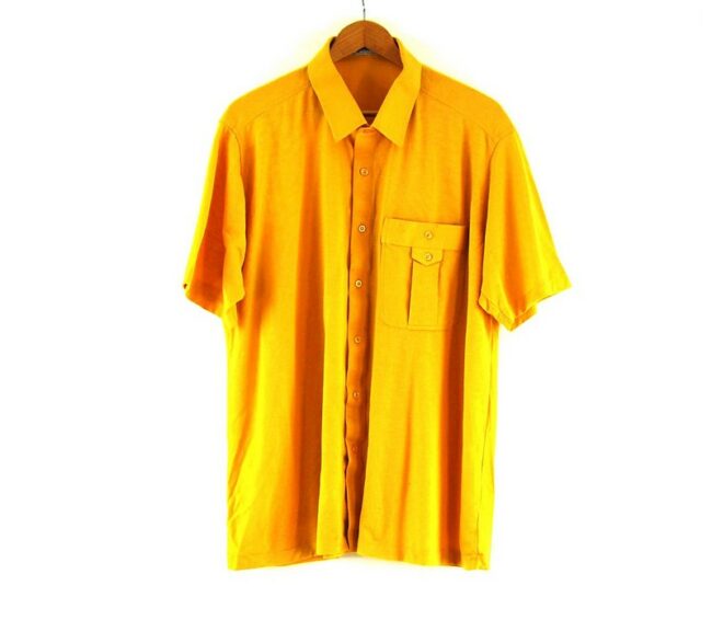 70s Yellow Short Sleeved Shirt
