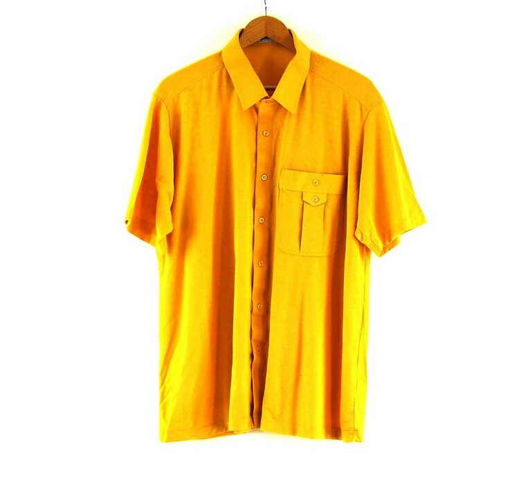 70s Yellow Short Sleeved Shirt