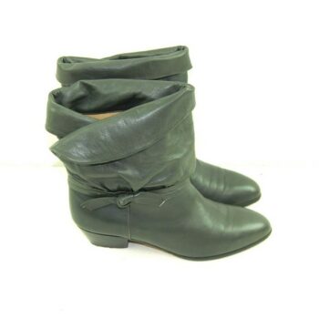 80s Grey Ankle Boots
