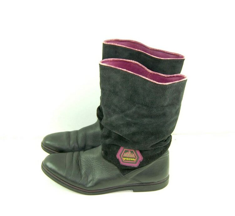 80s Woodway Suede Ankle Boots