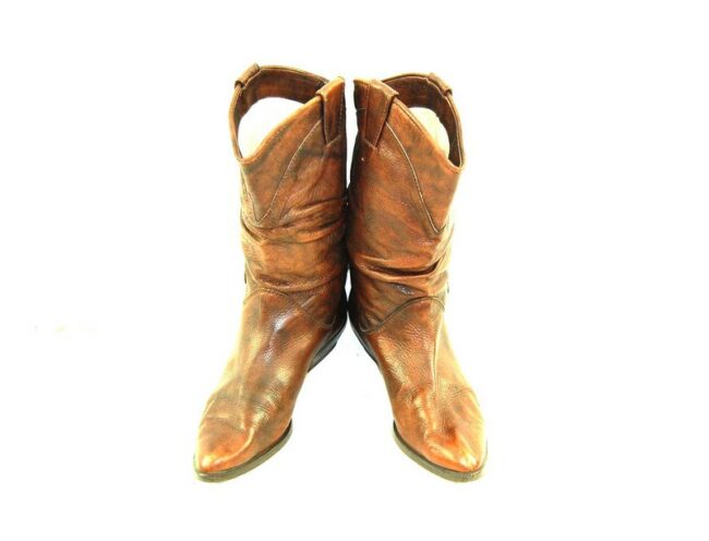 Front of 80s Cadoro Cowboy Boots