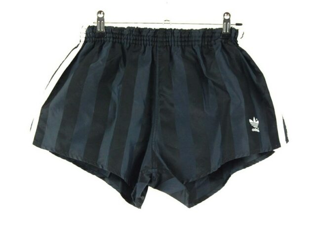 Black Adidas 3 Stripe Shorts
