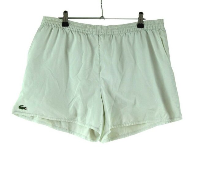 White Lacoste Shorts