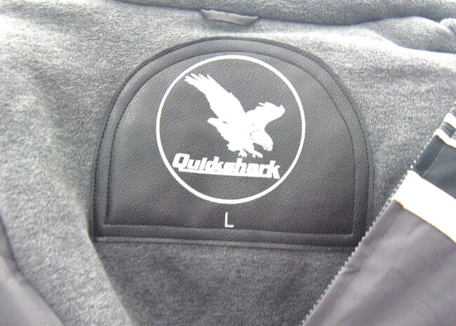 Quickshark Biker Jacket Label