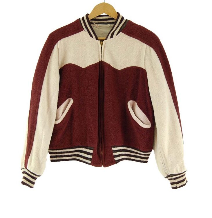 50s Reversible Vintage Baseball Jacket