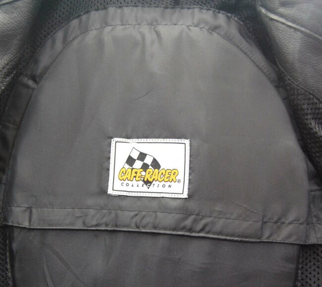 Cafe Racer Leather Biker jacket Label