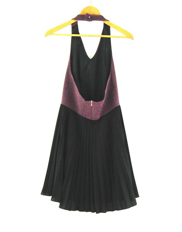 Back of 70s Halter Dress