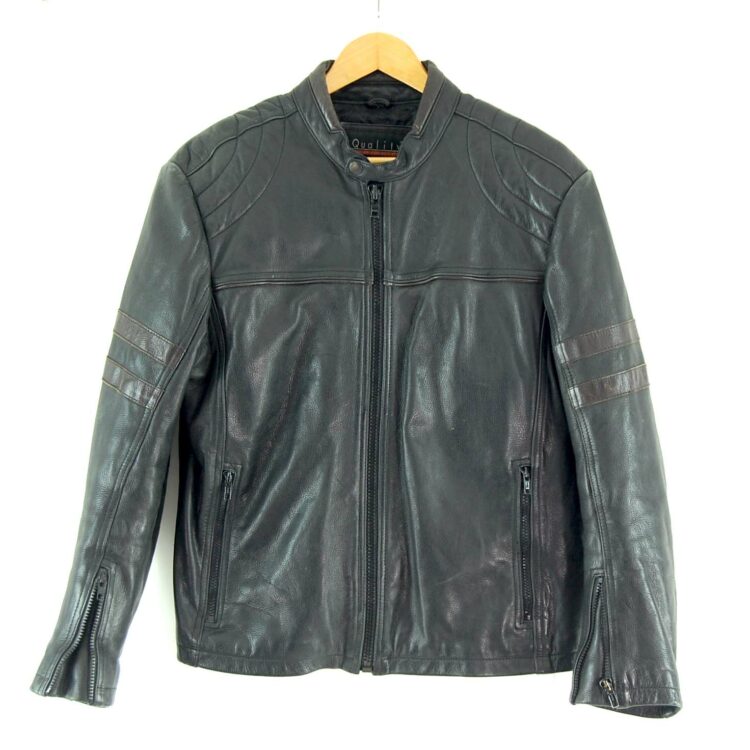 90s Leather Biker Jacket