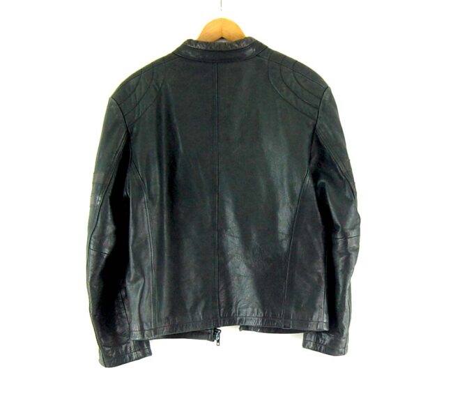 90s Leather Biker Jacket Back