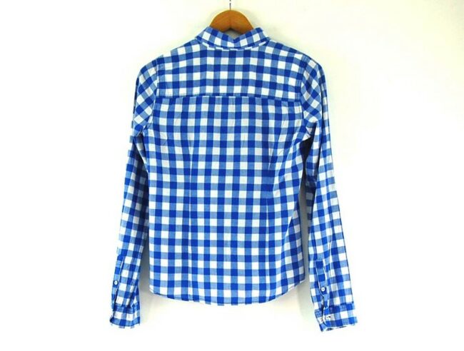Back of Checked Hollister Ladies Shirt