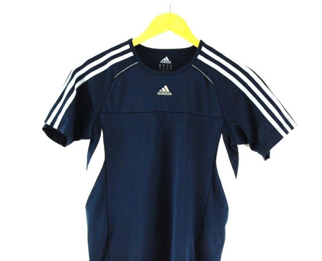 Close up of Ladies Clima365 Blue Adidas Top