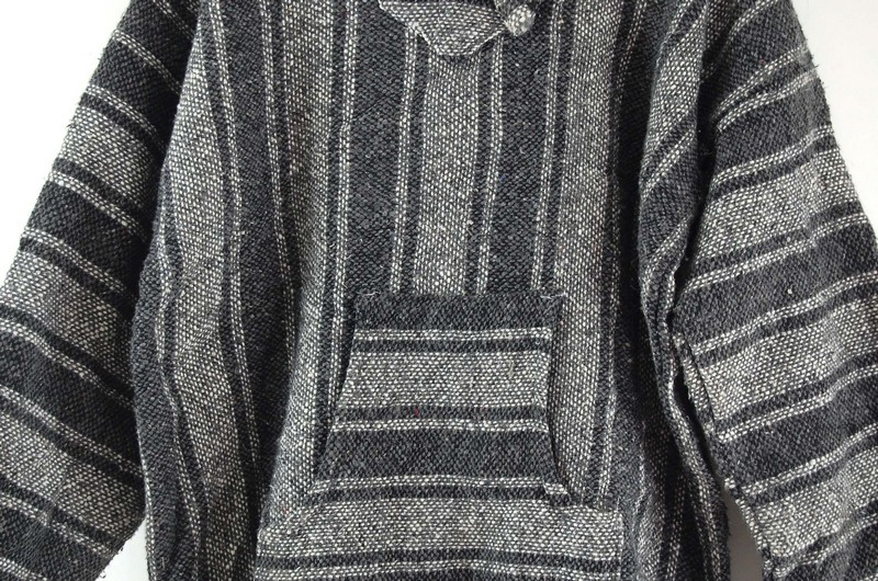 Multicolored Baja Hoodie UK Size XL Blue 17 Vintage Clothing