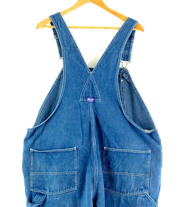 Back close up of denim Dungarees