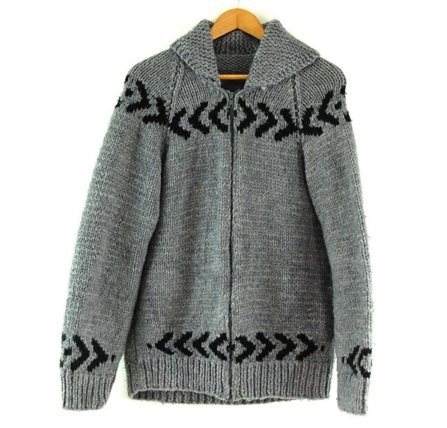 80s Arrow Print Cowichan Sweater