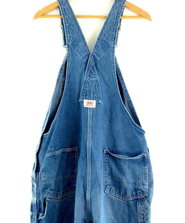 Back close up of dungarees