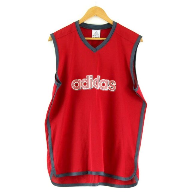 Red Adidas Mesh Vest