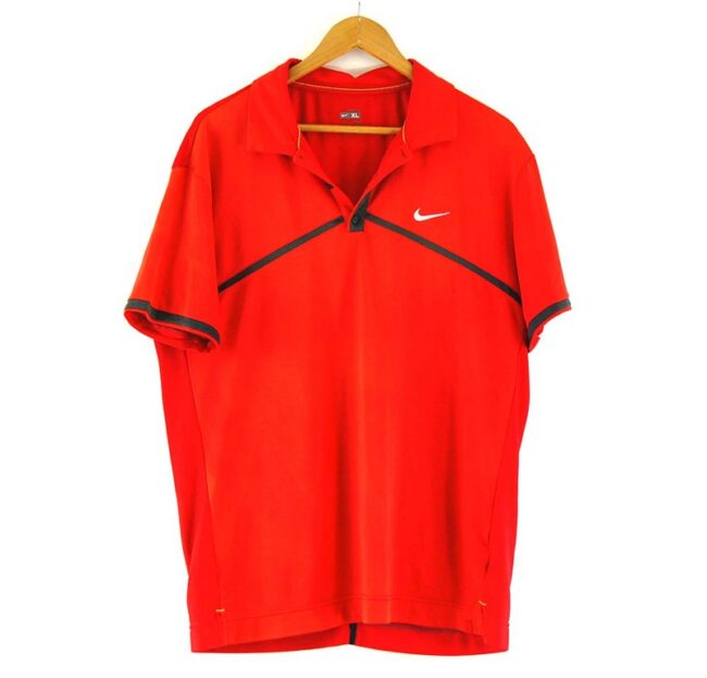 Mens Nike Red Polo Top