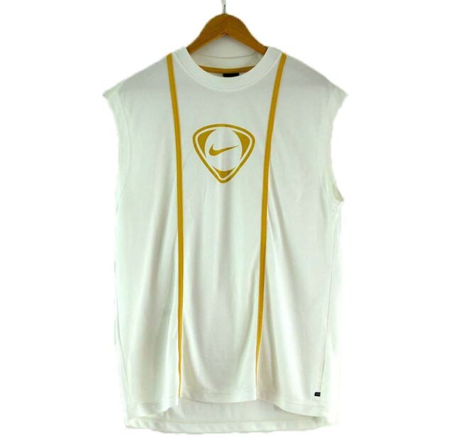 Mens Nike White Vest