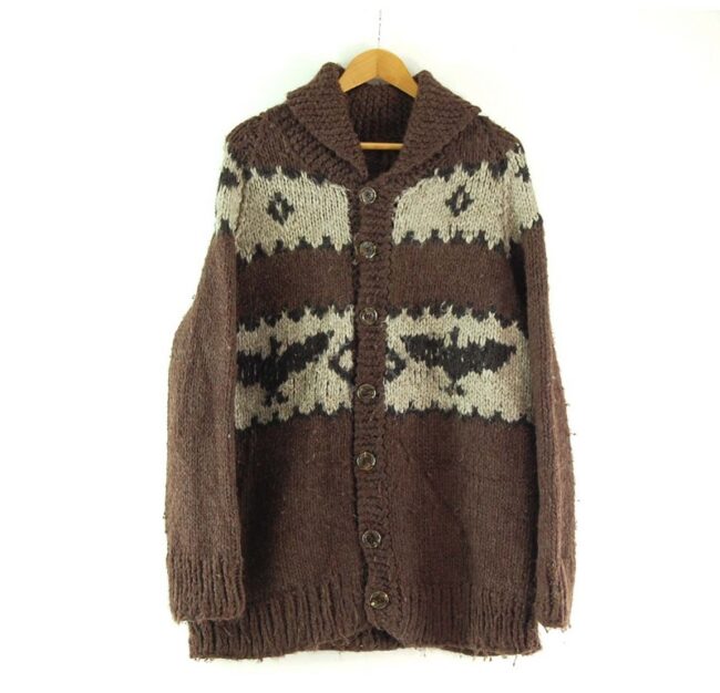 80s Cowichan Cardigan