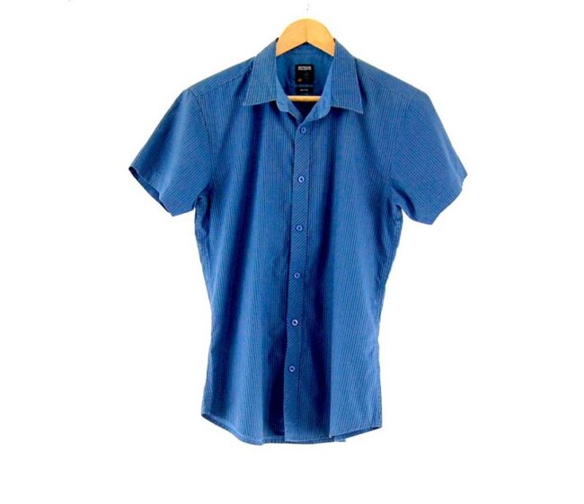 Short Sleeve Blue Striped SMOG Shirt