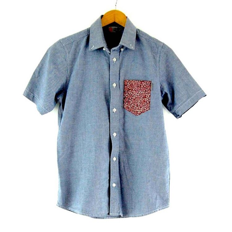 Blue Short Sleeve Carhartt Shirt