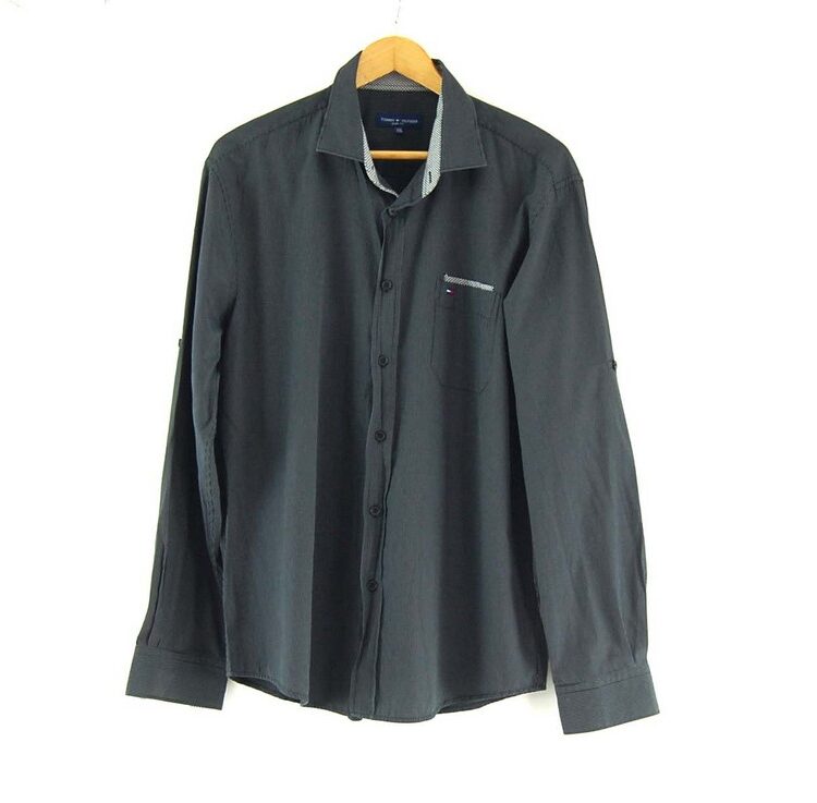 Black Tommy Hilfiger Slim Fit Shirt