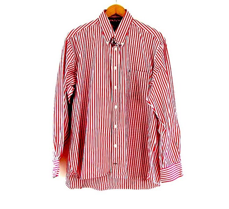 Button Down Tommy Hilfiger Pink Striped Shirt