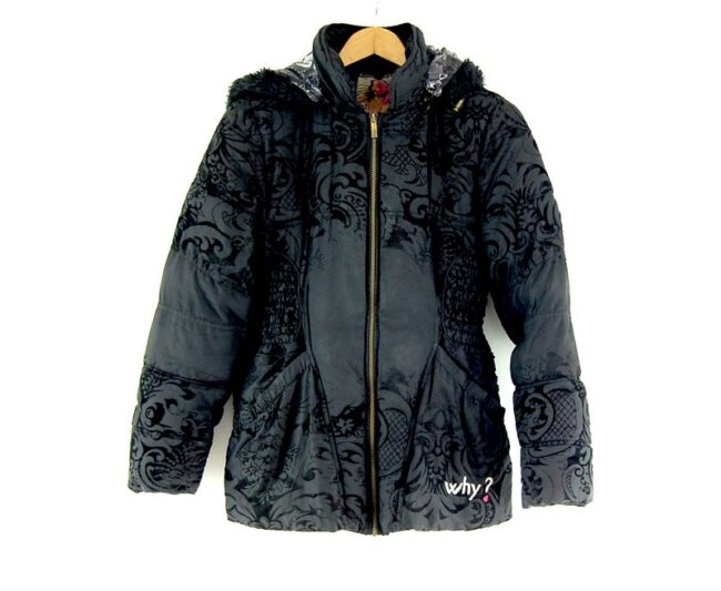 Desigual Belted Puffa Jacket