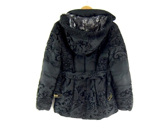 Back of Desigual Belted Puffa Jacket