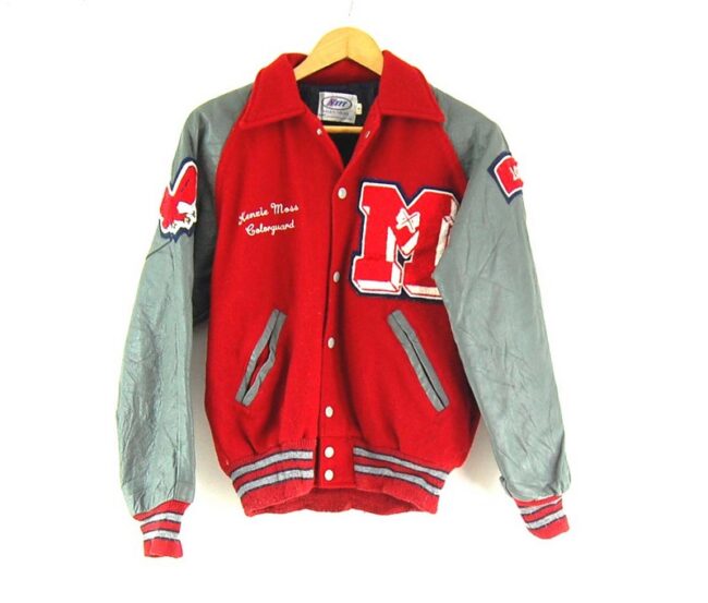 Neff Leather Varsity Jacket