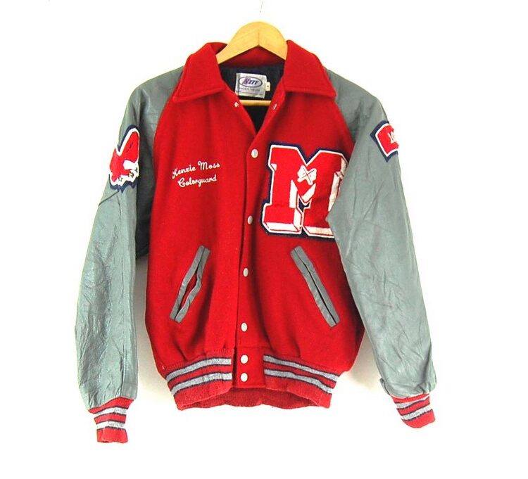 Neff Leather Varsity Jacket