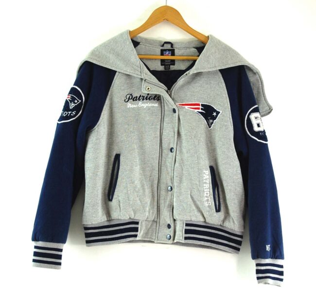 NFL Patriots Baseball Jacket Womens