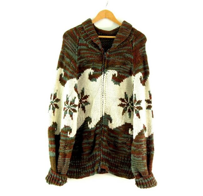 70s Snowflake Cowichan Sweater