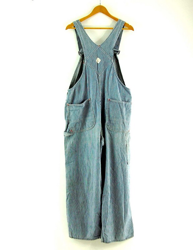 Back of Big Mac Striped Dungarees