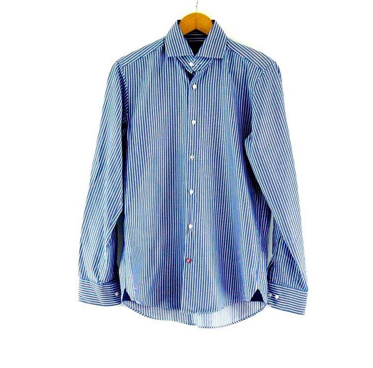 Blue Striped Tommy Hilfiger Tailored Shirt