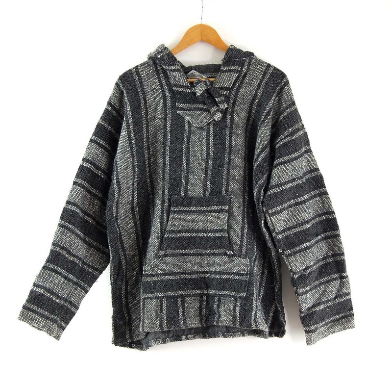 Multicolored Baja Hoodie UK Size XL Blue 17 Vintage Clothing