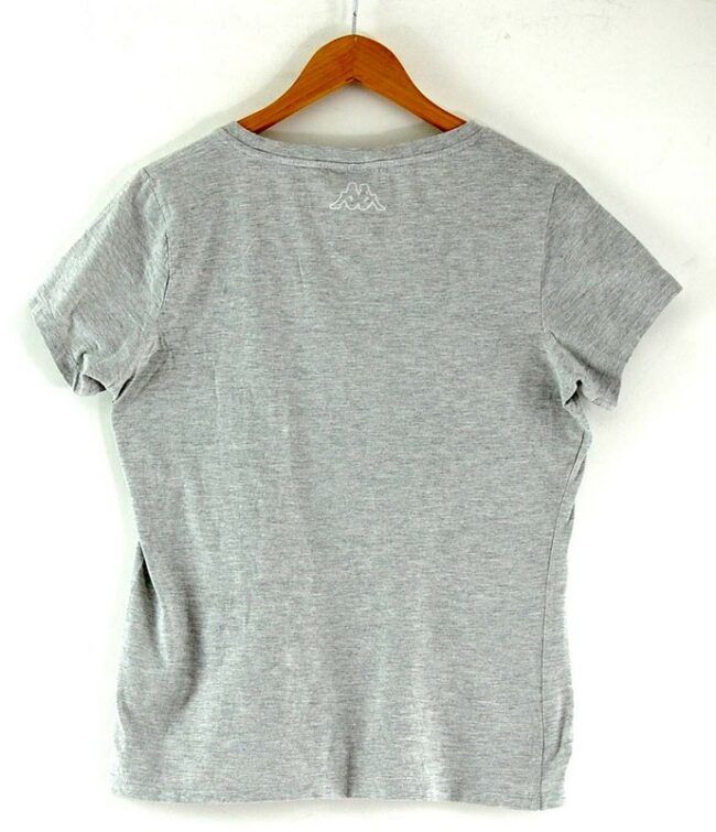 Back of Womens Grey Kappa Sports T Shirt