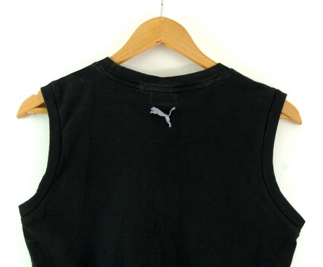 Close up of Mens Puma Black Vest