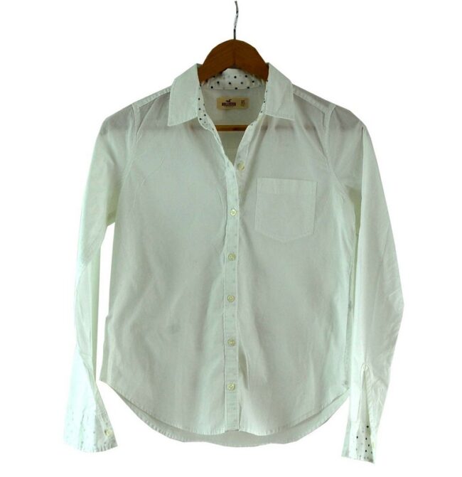 White Hollister Shirt Womens