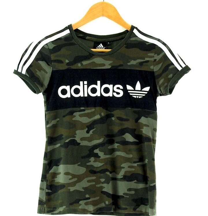 Ladies Camo Adidas Tshirt