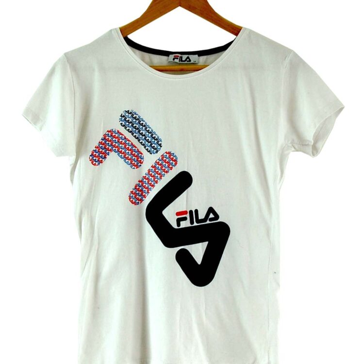 Womens Fila White T Shirt