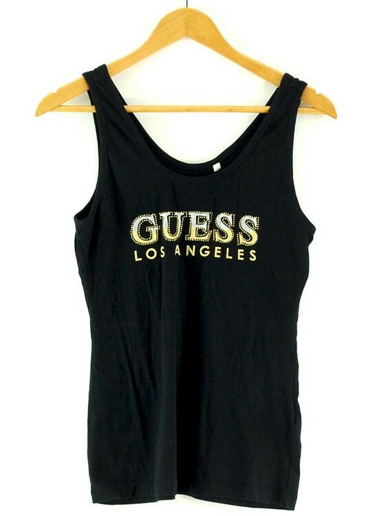 Black Guess Los Angeles Vest