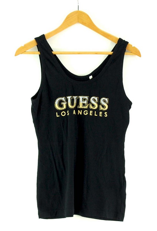 Black Guess Los Angeles Vest