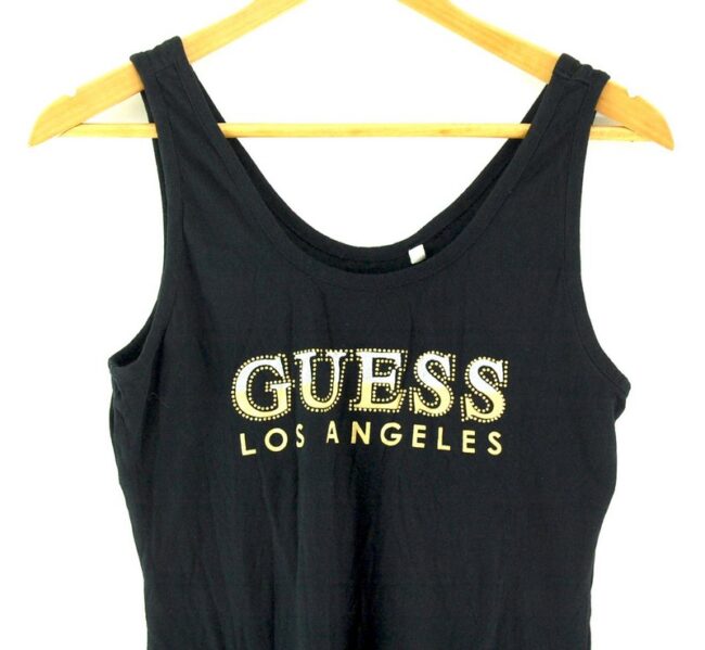 Close up of Guess Los Angeles Vest