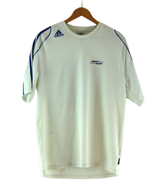 White Adidas Football Tee